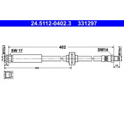 Bremsschlauch | 24.5112-0402.3