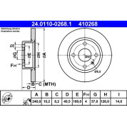 Bremsscheibe | 24.0110-0268.1