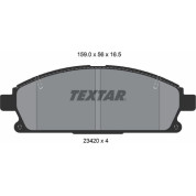 Bremsbelagsatz Nissan P. X-Trail 2,0-2,5 4X4 01-13 | 2342004