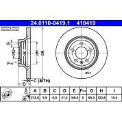 Bremsscheibe | 24.0110-0419.1