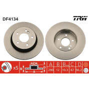 Bremsscheibe Db T. S210 Combi 96-03 | DF4134