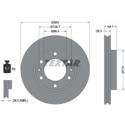 Bremsscheibe Kia P. Carnival 06- 2.9Crdi | 92164500