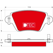 Bremsbelagsatz Ford T. Mondeo 1,8-3,0 00-04 Dtec Cotec | GDB1525DTE