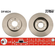 Bremsscheibe Suzuki P. Swift | DF4824