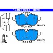 Bremsbelagsatz Bmw T. Z4 2.0-3.0 09 | 13.0460-2759.2