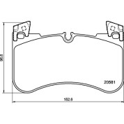 BREMBO Bremsklötze VA | LAND ROVER Discovery 16 | P 44 029