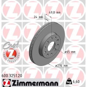 Bremsscheibe | VW Golf, SEAT Leon 14 | 600.3251.20