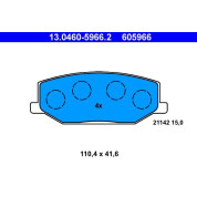 Bremsbelagsatz Suzuki P. Jimny 1.3 16V 98 | 13.0460-5966.2