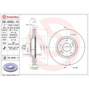 80 481 033 Bremsscheibe VA | HYUNDAI i40,iX35,KIA Sportage 10 | 09.A532.11