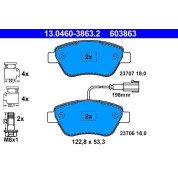 Bremsbelagsatz Alfa P. Mito 0,9-1,4 10 | 13.0460-3863.2