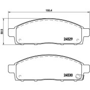 BREMBO Bremsklötze VA | FIAT Fullback MITSUBISHI L200 04-15 | P 54 038