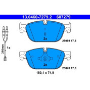 Bremsbelagsatz Peugeot S. 308/407/508 1,6-3,0 04- Mit Sensor | 13.0460-7279.2