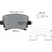 Bremsbelagsatz Vw T. A3/Tt/Golf Vi/Passat/Eos/Superb 4X4 | 2391402