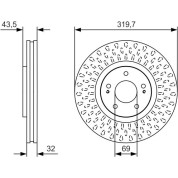 Bremsscheibe | MITSUBISHI | 0 986 479 T01