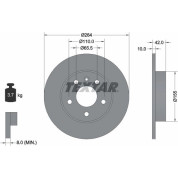 Bremsscheibe Opel T. Astra G/Astra H/Meriva A/B/Zafira A/B 264Mm 5ùR | 92092103