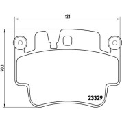 BREMBO Bremsklötze VA | PROSCHE 911, Boxster 97-12 | P 65 009