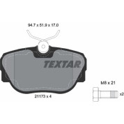 Bremsbelagsatz Bmw P. E30 82-94 | 2117302