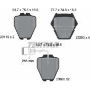 Bremsbelagsatz Vw S. A8 (8St) | 2311901