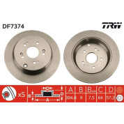 Bremsscheibe Honda T. Crv | DF7374