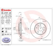 72 481 050 Bremsscheibe VA | RENAULT Kangoo 08 | 09.A727.21