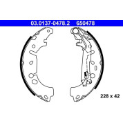 Bremsbackensatz | 03.0137-0478.2