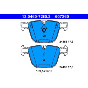 Bremsbelagsatz Bmw T. X5/X6 4.4 08 | 13.0460-7260.2