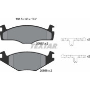 Bremsbelagsatz Vw P. Golf/Jetta/P | 2088710