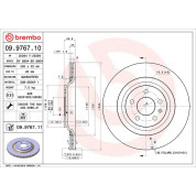 12 482 036 Bremsscheibe HA | AUDI S6,Allroad 06 | 09.9767.11