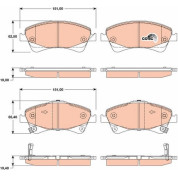 Bremsklötze VA | TOYOTA Auris,Avensis,Corolla 04 | GDB3479