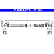 Bremsschlauch | 83.7849-0502.3