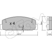 Bremsklötze HA | MAZDA 626,6 98 | 822-302-1