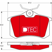 Bremsbelagsatz Vw T. Golf/Jetta/Passat/Polo/Vento 88-02 Dtec Cotec | GDB823DTE