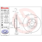 11 481 031 Bremsscheibe VA re | BMW E36 M3 92 | 09.5935.11