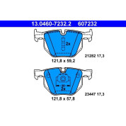 Bremsbelagsatz Bmw T. E70/E71 X5/X6 08 | 13.0460-7232.2