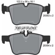 Bremsbelagsatz Db T. W205 1.6-3.0 14 | 2535301