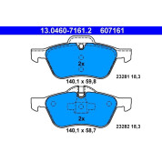 Bremsbelagsatz Mini P. Cooper/One 01-07 | 13.0460-7161.2