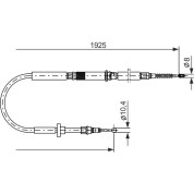 Handbremsseil | AUDI A6 97 | 1987477959