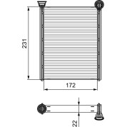 Wärmetauscher, Innenraumheizung | 811534