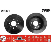 Bremsscheibe Honda T. Civic | DF4191