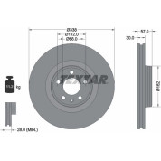 Bremsscheibe Audi S. A4/A5 2.0-3.0 Tdi/Tfsi 15 | 92282605