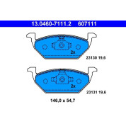 Bremsbelagsatz Vw P. A3/Bora/Golf 4/Polo/Octavia/Fabia/Ibiza Ohne Sensor | 13.0460-7111.2