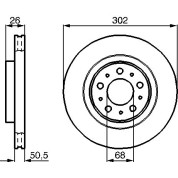 Bremsscheibe VA | VOLVO S60,V70 96 | 0 986 478 454