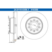 Bremsscheibe Vw T. A3/Golf Vi Vii/Octavia/Caddy/Touran 10- 272Mm | 24.0110-0356.1