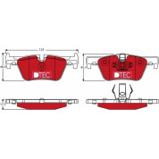 Bremsklötze HA DTEC | BMW F20 (1er),F30 (3er) 11 | GDB1919DTE