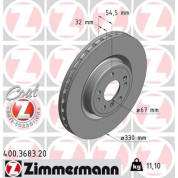 15 481 099 Bremsscheibe VA | MERCEDES ML250 Bluetec 11 | 400.3683.20