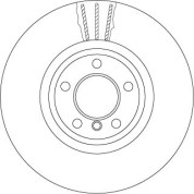 Bremsscheibe Bmw S. 5/6 F10/F11/F18 10 | DF6615S