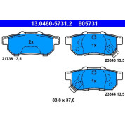 Bremsbelagsatz Honda T. City/Civic/Jazz 95-15 | 13.0460-5731.2