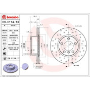 Bremsscheibe VA Xtra | BMW1, 3, 4 11 | 09.C114.1X