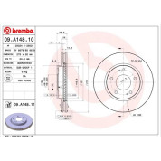 84 481 050 Bremsscheibe VA | MITSUBISHI Lancer 00 | 09.A148.11