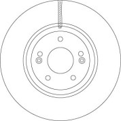 Bremsscheibe | HYUNDAI ix55 06 | DF6545S